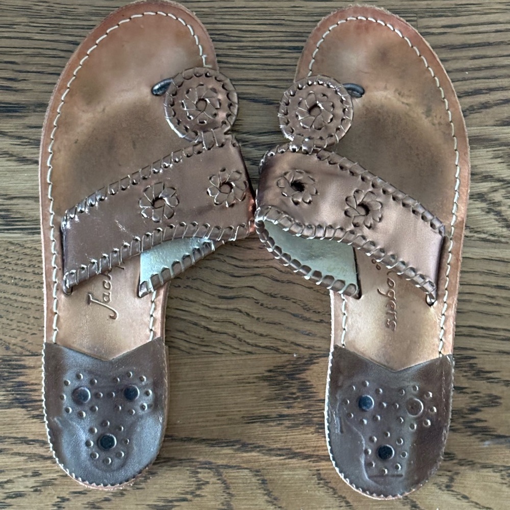 Bronze Jack Rogers Sandals